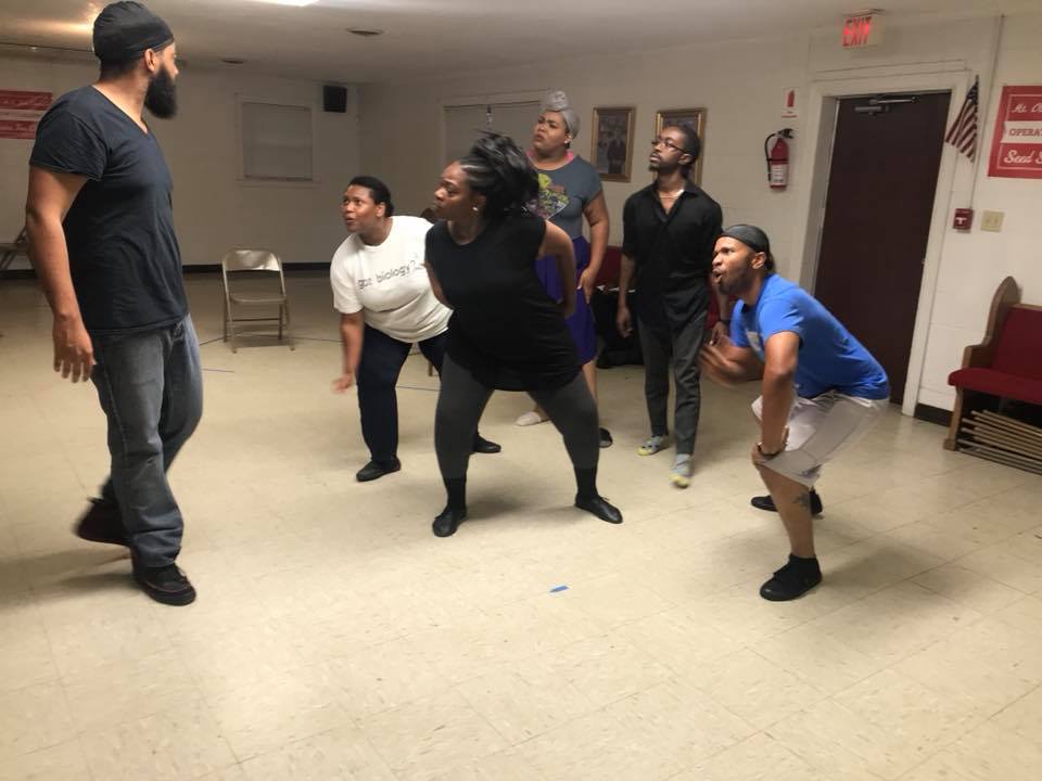 Wrecking Ball Cast Rehearsal